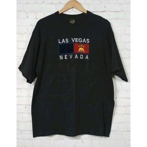 Las Vegas Nevada Shirt Men's 2XL Patch Embroidered Black CH Gold Series